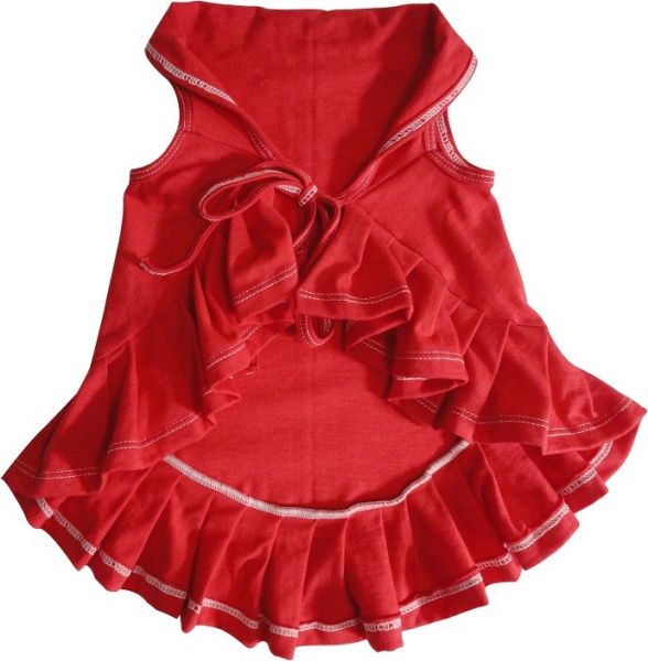 Vestido em Malha c/ Babado Liso (Tam: 05-09)