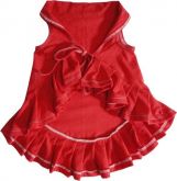 Vestido Malha Babado Liso (Tam: 03-04)